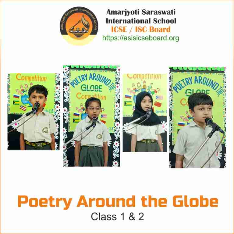 Poetry Around the Globe – Class 1 & 2