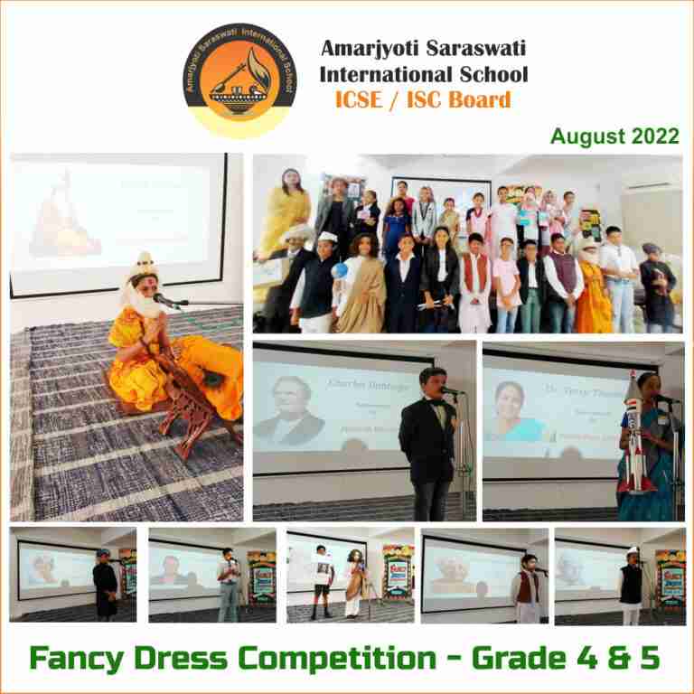 Fancy Dress Competition – Grade 4 & 5 | August 2022