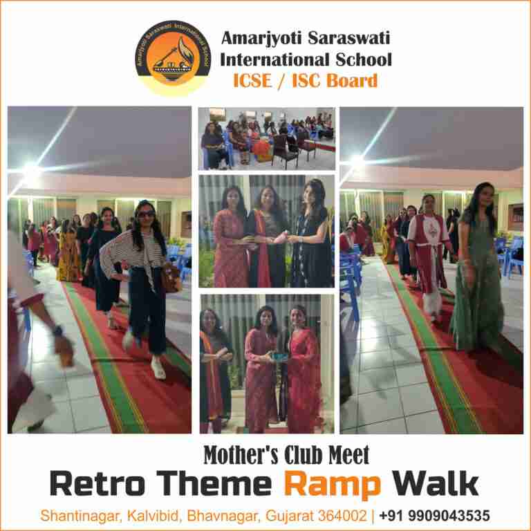 Retro Theme Ramp Walk | Mother’s Club Meet