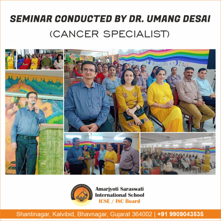 SEMINAR CONDUCTED BY DR. UMANG DESAI (CANCER SPECIALIST)