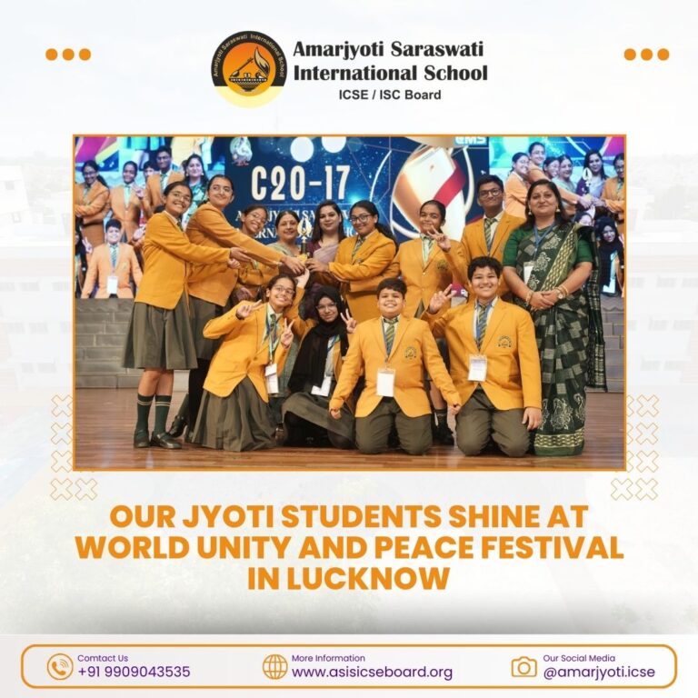 Our Students Shine at World Unity and Peace Festival in Lucknow